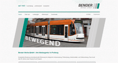Desktop Screenshot of bender-werbung.com